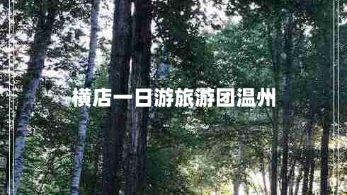 橫店一日游旅游團溫州