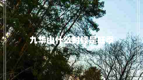 九華山什么時(shí)候是旺季