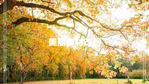 美麗鄉村改廁