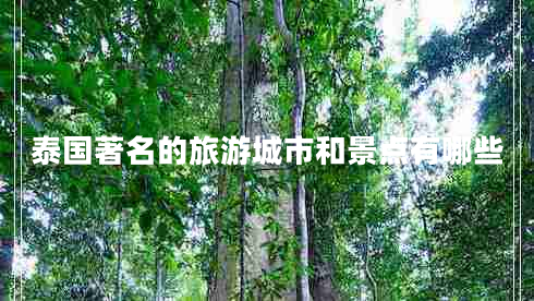 泰國著(zhù)名的旅游城市和景點(diǎn)有哪些