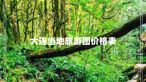 大連當?shù)芈糜螆F價格表