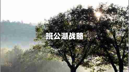 班公湖戰略