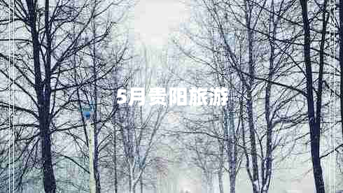 5月貴陽(yáng)旅游