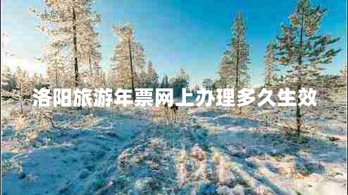 洛陽(yáng)旅游年票網(wǎng)上辦理多久生效