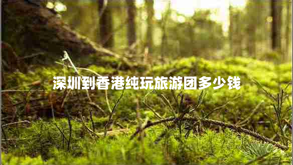 深圳到香港純玩旅游團多少錢(qián)