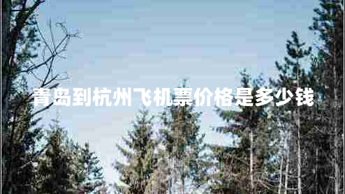 青島到杭州飛機票價(jià)格是多少錢(qián)