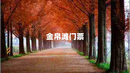 金帛灘門(mén)票