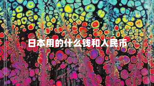 日本用的什么錢(qián)和人民幣