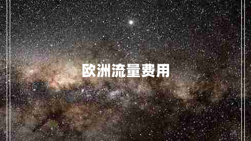 歐洲流量費用