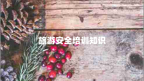 旅游安全培訓(xùn)知識