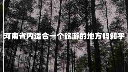 河南省內適合一個(gè)旅游的地方嗎知乎