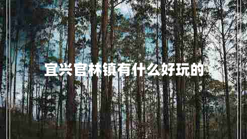 宜興官林鎮有什么好玩的