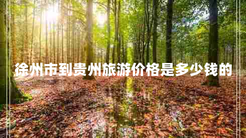 徐州市到貴州旅游價(jià)格是多少錢(qián)的