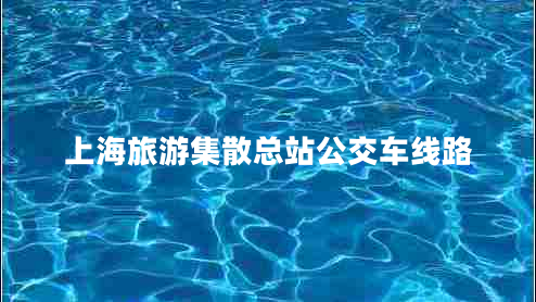 上海旅游集散總站公交車(chē)線(xiàn)路