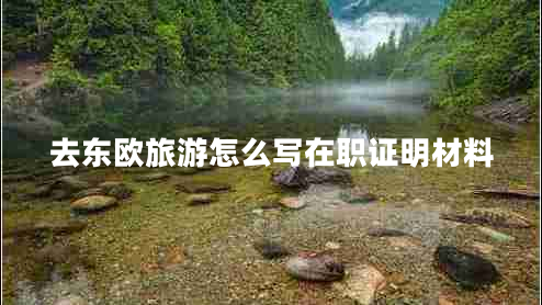 去東歐旅游怎么寫(xiě)在職證明材料