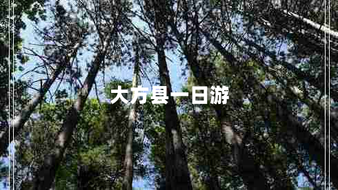 大方縣一日游