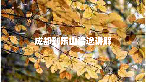 成都到樂(lè )山沿途講解