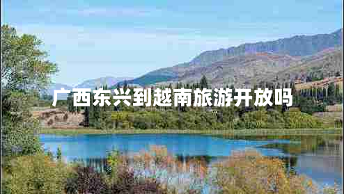廣西東興到越南旅游開(kāi)放嗎