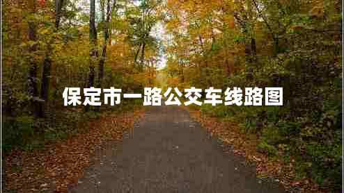 保定市一路公交車線路圖