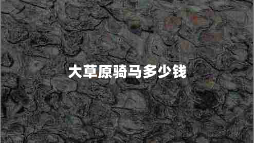 大草原騎馬多少錢(qián)
