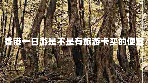 香港一日游是不是有旅游卡買(mǎi)的便宜