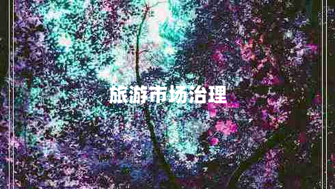 旅游市場(chǎng)治理