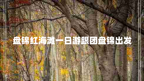 盤(pán)錦紅海灘一日游跟團盤(pán)錦出發(fā)