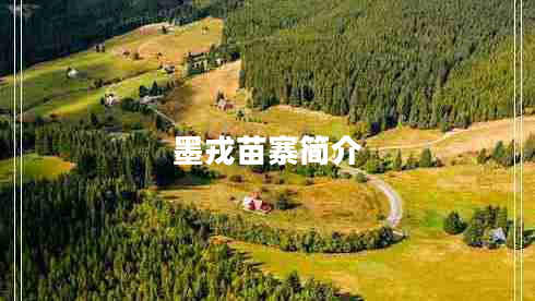 墨戎苗寨簡(jiǎn)介