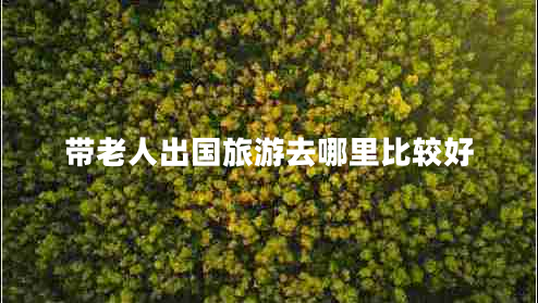 帶老人出國旅游去哪里比較好