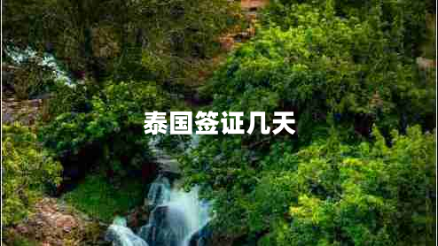 泰國簽證幾天