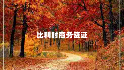 比利時(shí)商務(wù)簽證