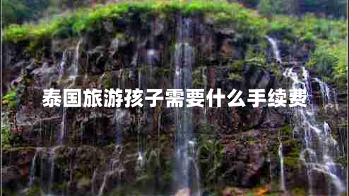 泰國旅游孩子需要什么手續費
