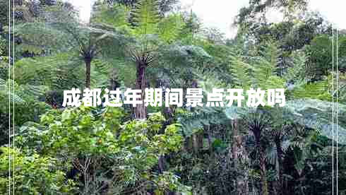 成都過(guò)年期間景點(diǎn)開(kāi)放嗎