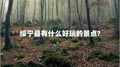 綏寧縣有什么好玩的景點(diǎn)?