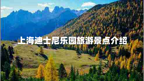 上海迪士尼樂(lè )園旅游景點(diǎn)介紹