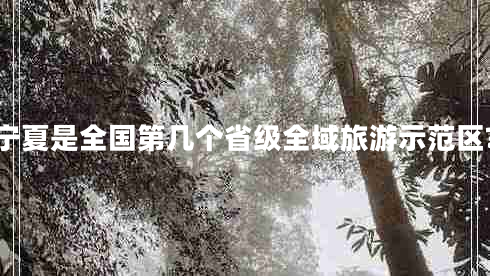 寧夏是全國第幾個(gè)省級全域旅游示范區?