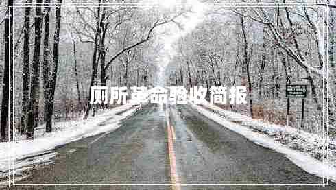 廁所革命驗收簡(jiǎn)報