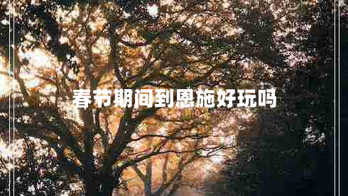 春節期間到恩施好玩嗎