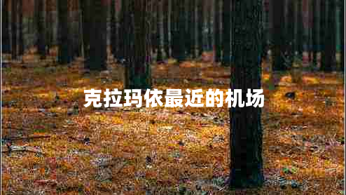 克拉瑪依最近的機場(chǎng)