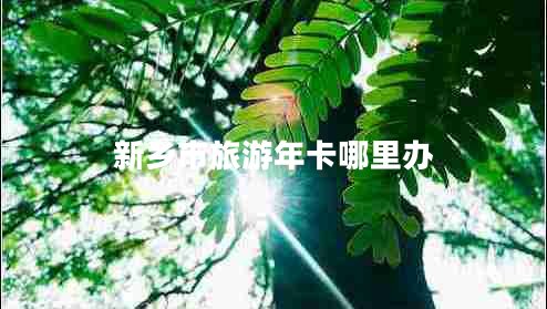 新鄉市旅游年卡哪里辦
