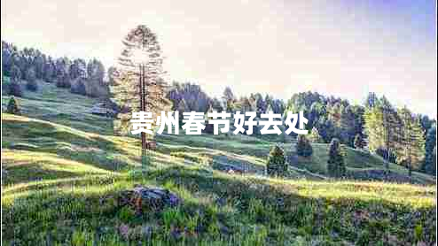 貴州春節好去處