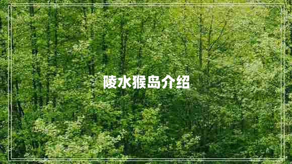 陵水猴島介紹
