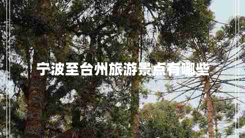 寧波至臺州旅游景點(diǎn)有哪些