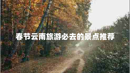 春節云南旅游必去的景點(diǎn)推薦