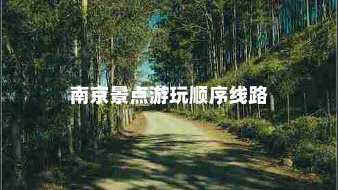 南京景點(diǎn)游玩順序線(xiàn)路