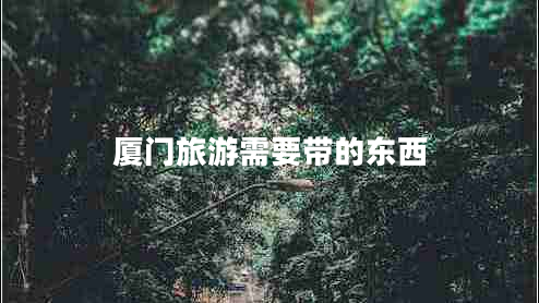 廈門(mén)旅游需要帶的東西