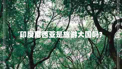 印度尼西亞是旅游大國嗎?