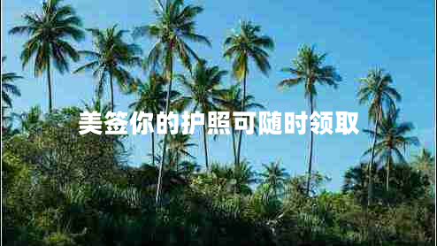 美簽你的護照可隨時(shí)領(lǐng)取