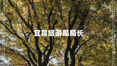 宜昌旅游局局長(cháng)