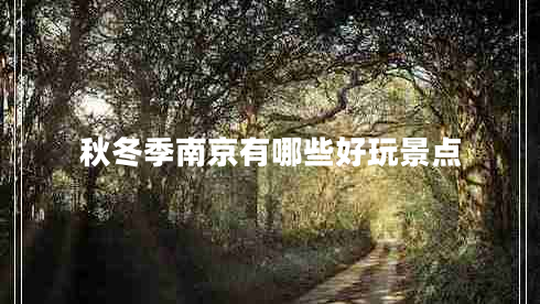 秋冬季南京有哪些好玩景點(diǎn)